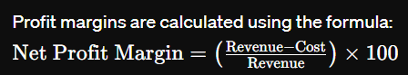 Calculate Profit Margins